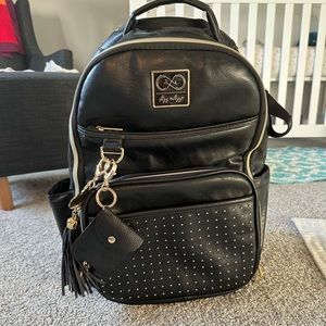 Itzy Ritzy black Boss Plus Diaper Bag -Chelsea’s+Cole